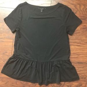 Banana Republic Vintage Washed Peplum Tee